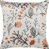Almofada Decorativa Em Veludo Branco 45 X 45 Cm Montbretia