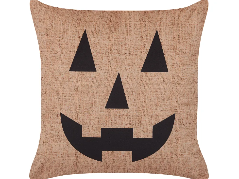 Almofada Decorativa Em Veludo Creme 45 X 45 Cm Sebes