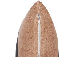 Almofada Decorativa Em Veludo Creme 45 X 45 Cm Sebes