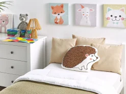 Almofada Decorativa Infantil Castanha Com Ourico 46 X 36 Cm Benagulru