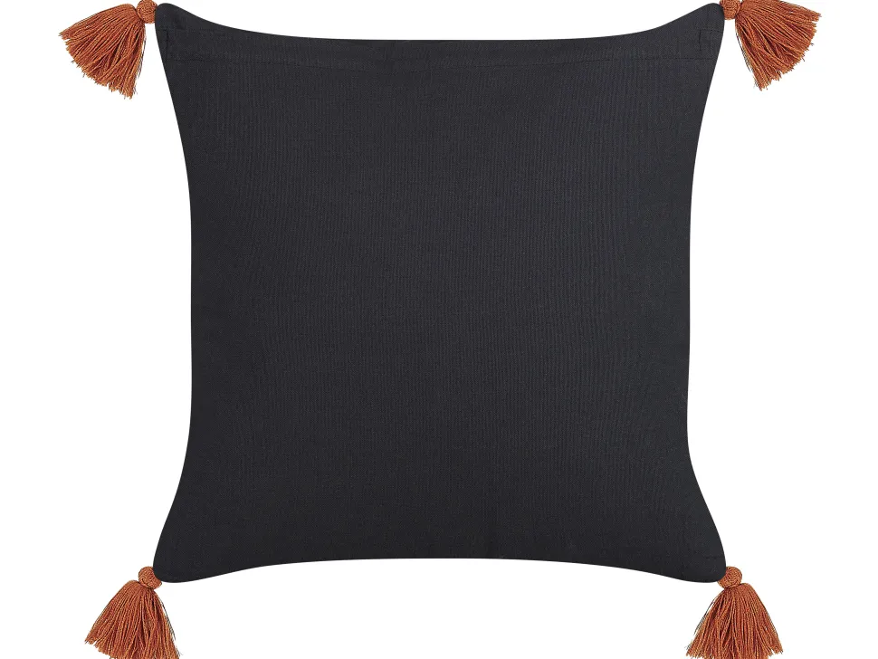 Almofada Decorativa Padrao Floral Em Veludo Multicolor 45 X 45 Cm Panax