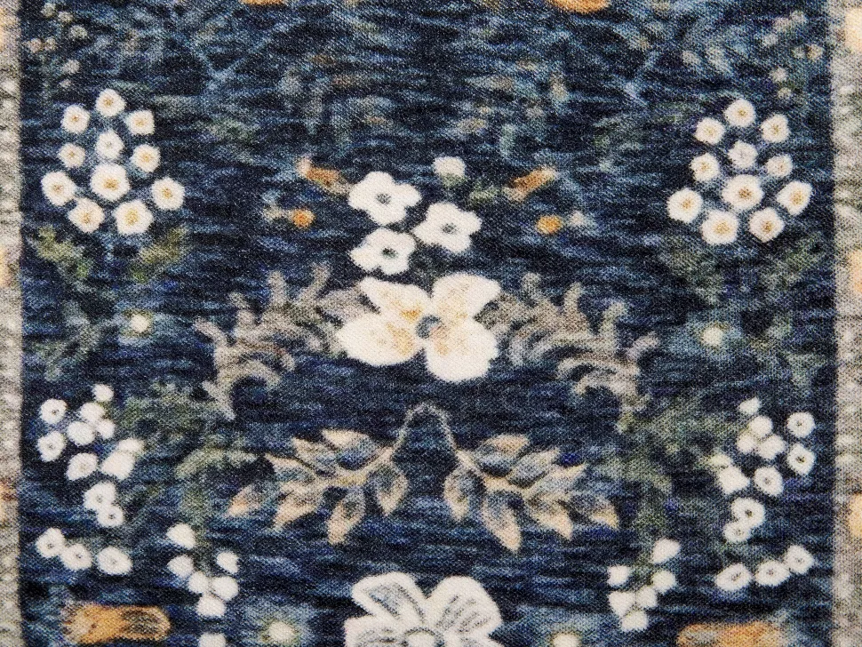 Almofada Decorativa Padrao Floral Em Veludo Multicolor 45 X 45 Cm Panax