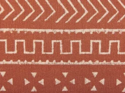 Almofada Decorativa Padrao Geometrico Em Algodao Laranja 35 X 55 Cm Orlaya