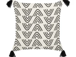 Almofada Decorativa Preta E Branca 45 X 45 Cm Mays