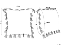 Almofada Decorativa Rosa 45 X 45 Cm Lynchis