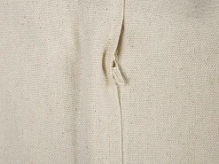 Almofada Decorativa Tufada Em Algodao Creme E Cinzenta 45 X 45 Cm Heliconia