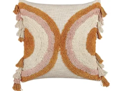 Almofada Decorativa Tufada Em Algodao Multicolor 45 X 45 Cm Lablab