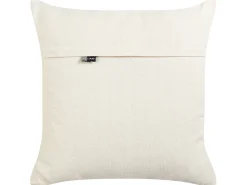 Almofada Decorativa Tufada Em Algodao Creme E Preto 50 X 50 Cm Khora