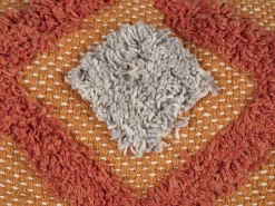 Almofada Decorativa Tufada Em Algodao Multicolor 45 X 45 Cm Brevifolia