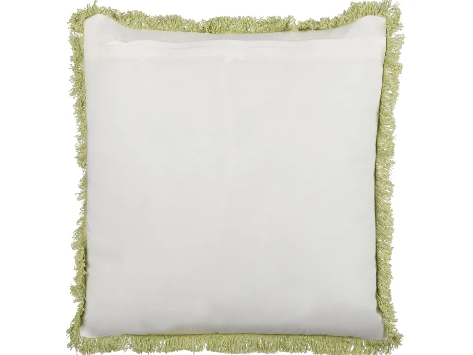 Almofada Decorativa Verde Claro E Branco 45 X 45 Cm Filix