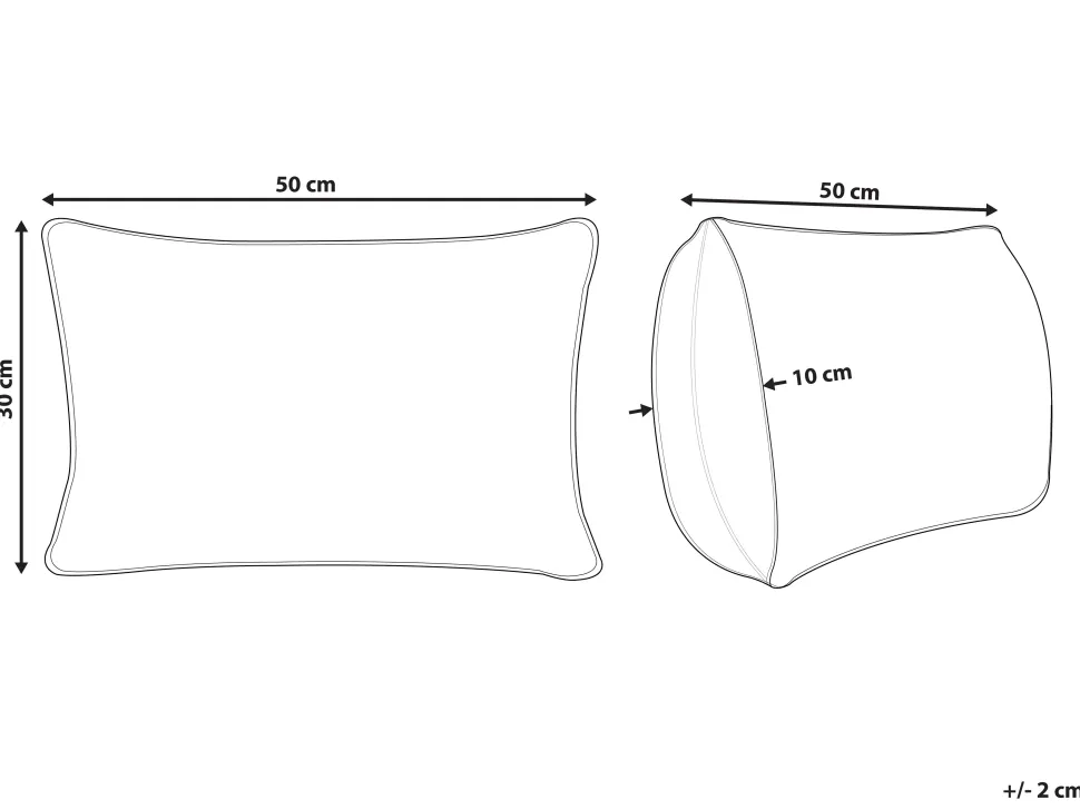 Almofada Em Algodao Multicolor 30 X 50 Cm Betula