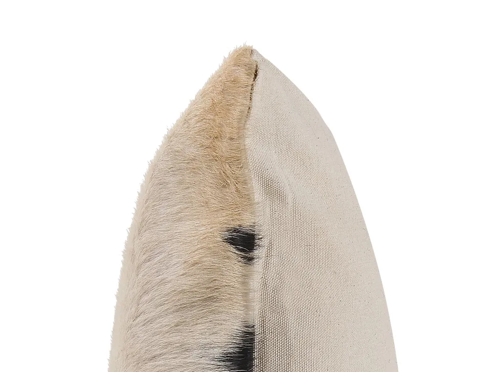 Almofada Em Pele Com Padrao Patchwork Cor Aleatoria 45 X 45 Cm Marady