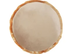 Almofada Em Veludo Creme O 40 Cm Pothos