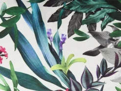 Almofada Em Veludo Verde Com Padrao De Folha 45 X 45 Cm Gasteria