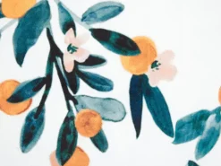 Almofada Em Veludo Verde Com Padrao De Folha 45 X 45 Cm Knautia