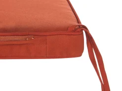 Almofada Para Assento De Banco 45 X 108 Cm Vermelho Sovana