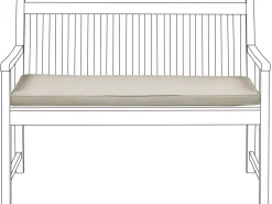 Almofada Para Banco De Jardim Taupe 112 X 54 X 5 Cm Vivara