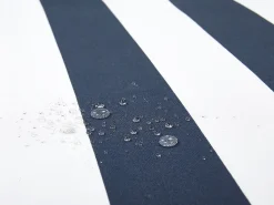 Almofada Para Banco De Jardim 112 X 54 X 5 Cm Azul E Branca Vivara