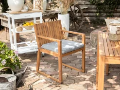 Almofada Para Cadeira De Jardim Cinzento Sassari