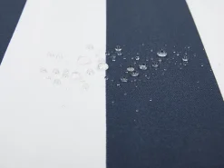 Almofada Para Cadeira De Jardim Azul Marinho E Branco Sassari