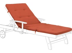 Almofada Para Espreguicadeira De Jardim 188 X 59 X 5 Cm Terracota Toscana/Java