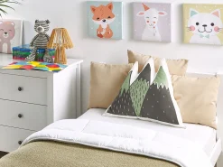 Almofada Verde E Preta Com Padrao De Montanhas 60 X 50 Cm Indore