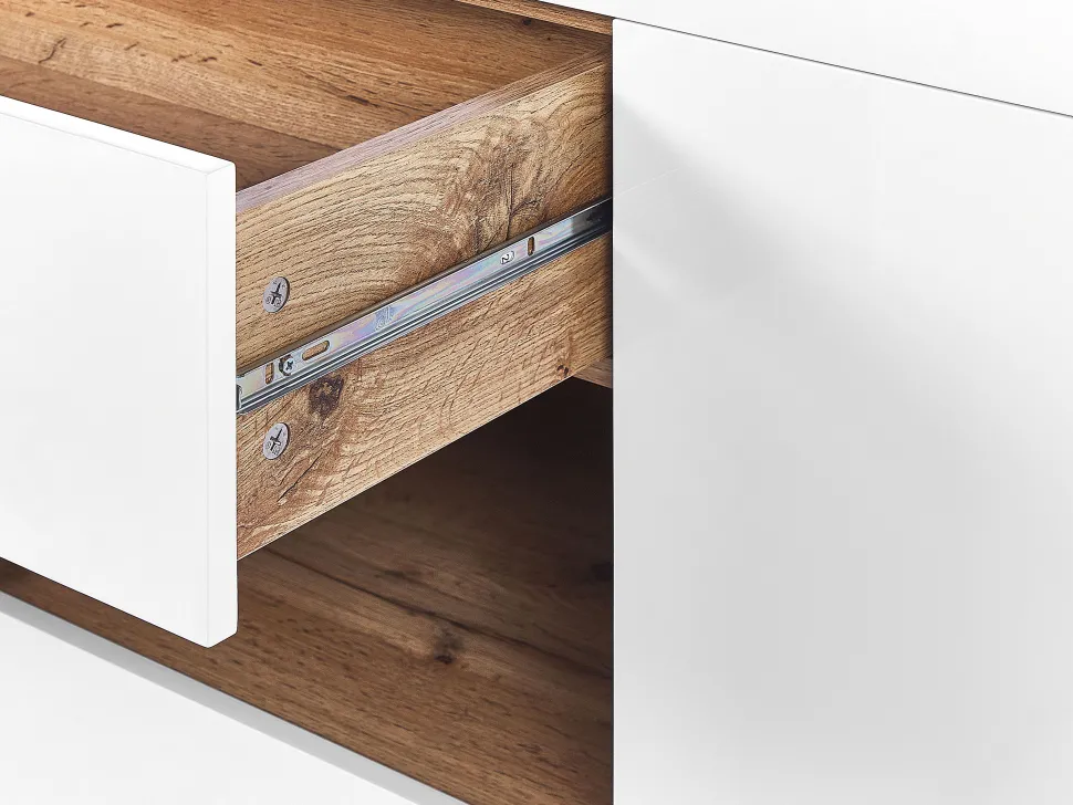 Aparador / Secretaria De Escritorio Branco Goran