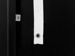 Aparador Com 1 Gaveta E 4 Portas Cor De Madeira Clara E Preto Jerome