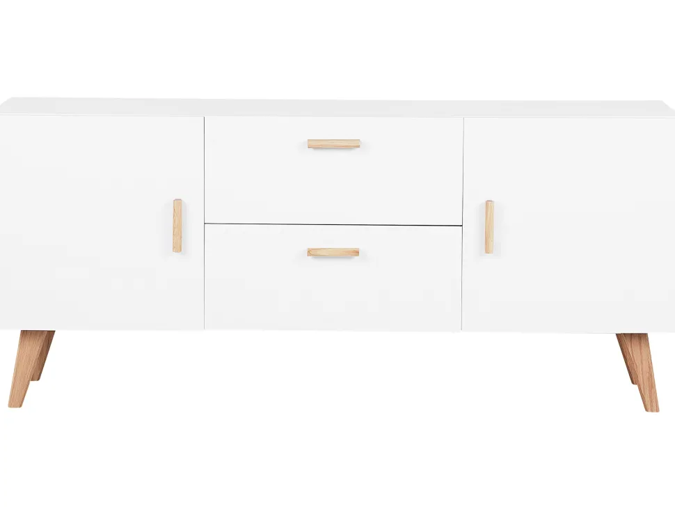 Aparador Com 2 Gavetas Branco Meet Ii