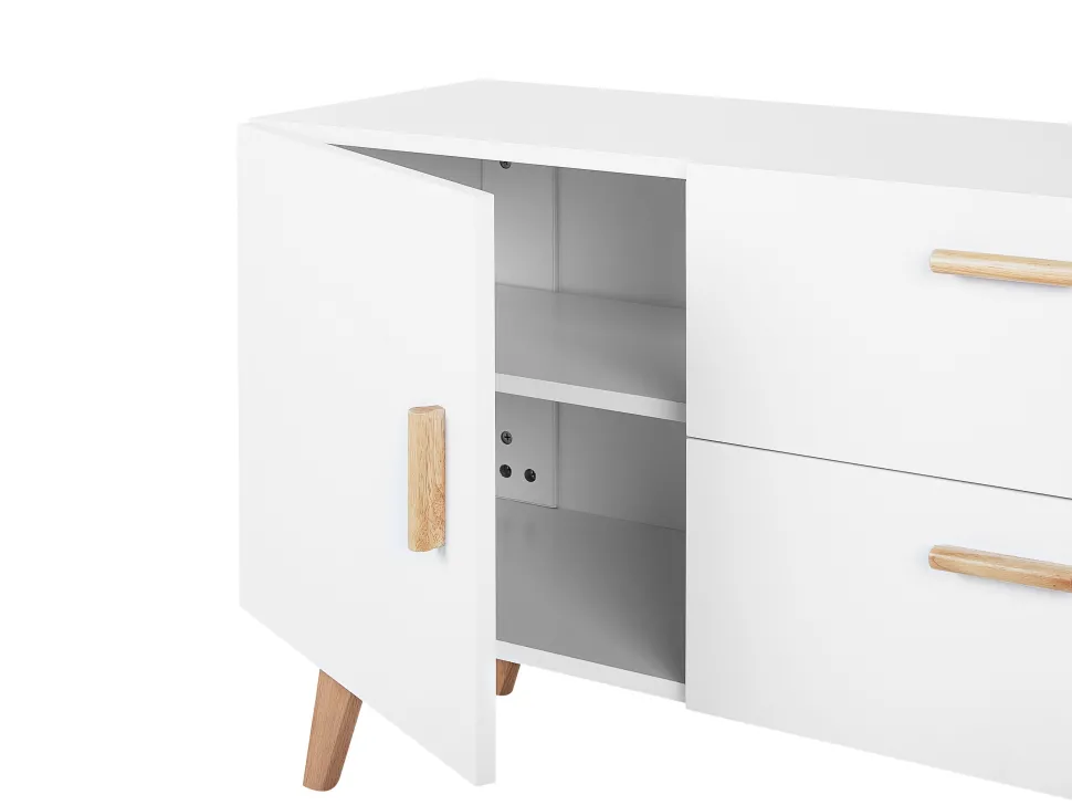 Aparador Com 2 Gavetas Branco Meet Ii