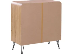 Aparador Com 3 Gavetas E 2 Portas Cor De Madeira Clara Kyle