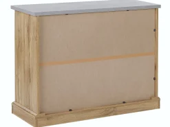 Aparador Com 2 Gavetas E 1 Porta Castanho Claro Toronto