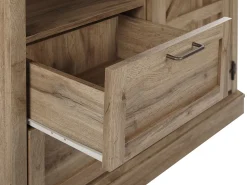 Aparador Com 2 Gavetas E 1 Porta Castanho Claro Toronto