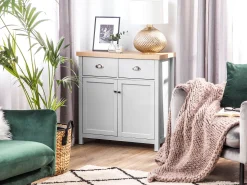 Aparador Com 2 Gavetas E 2 Portas Cinzento Clio