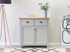 Aparador Com 2 Gavetas E 2 Portas Cinzento Clio