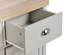 Aparador Com 2 Gavetas E 2 Portas Cinzento Clio