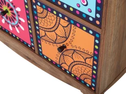 Aparador Com 3 Gavetas E 6 Portas Multicolor Kuma