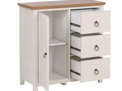 Aparador Com 3 Gavetas E 1 Porta Creme Kirkland