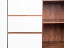 Aparador Com 3 Gavetas E 2 Portas Branco E Castanho Escuro Pittsburgh