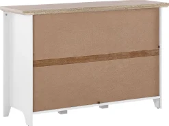 Aparador Com 3 Gavetas E 2 Portas Branco Stamford