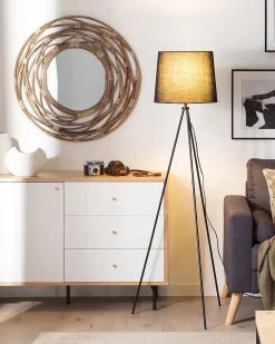 Aparador Com 3 Gavetas E 1 Porta Em Madeira Clara E Branco Palmer