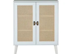 Aparador Com 2 Portas Branco E Creme Parton