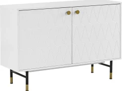 Aparador Com 2 Portas Branco Adante