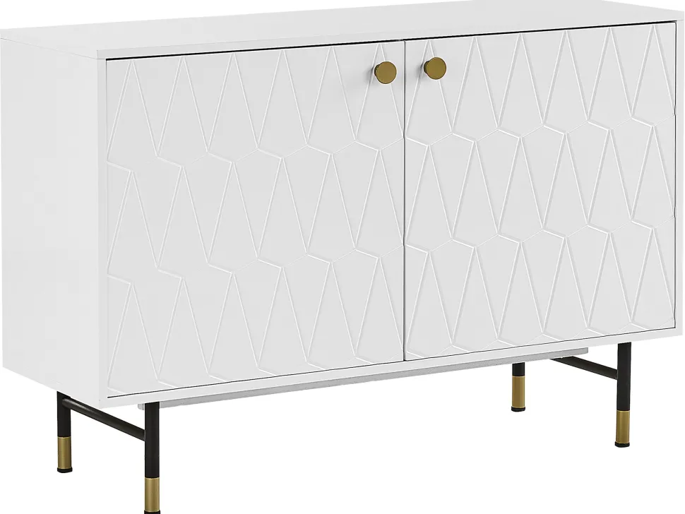 Aparador Com 2 Portas Branco Adante