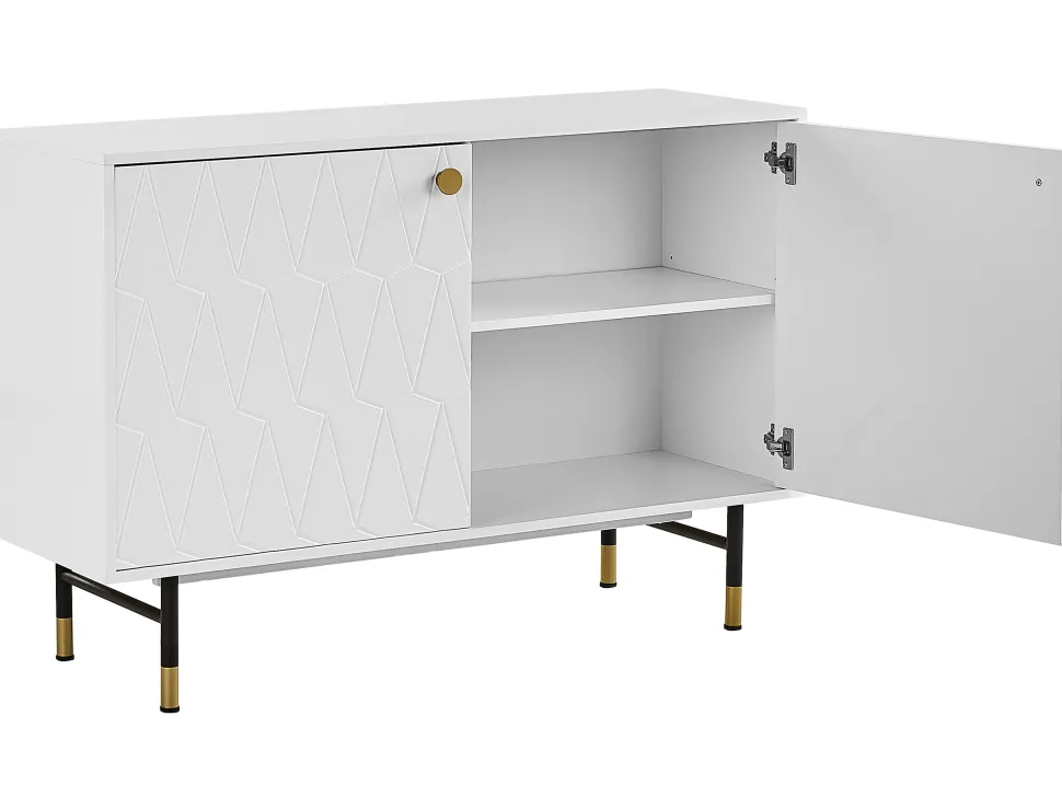 Aparador Com 2 Portas Branco Adante