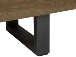 Aparador Com 2 Portas Castanho Escuro Timber