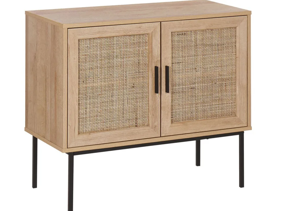 Aparador Com 2 Portas Castanho Claro Pasco