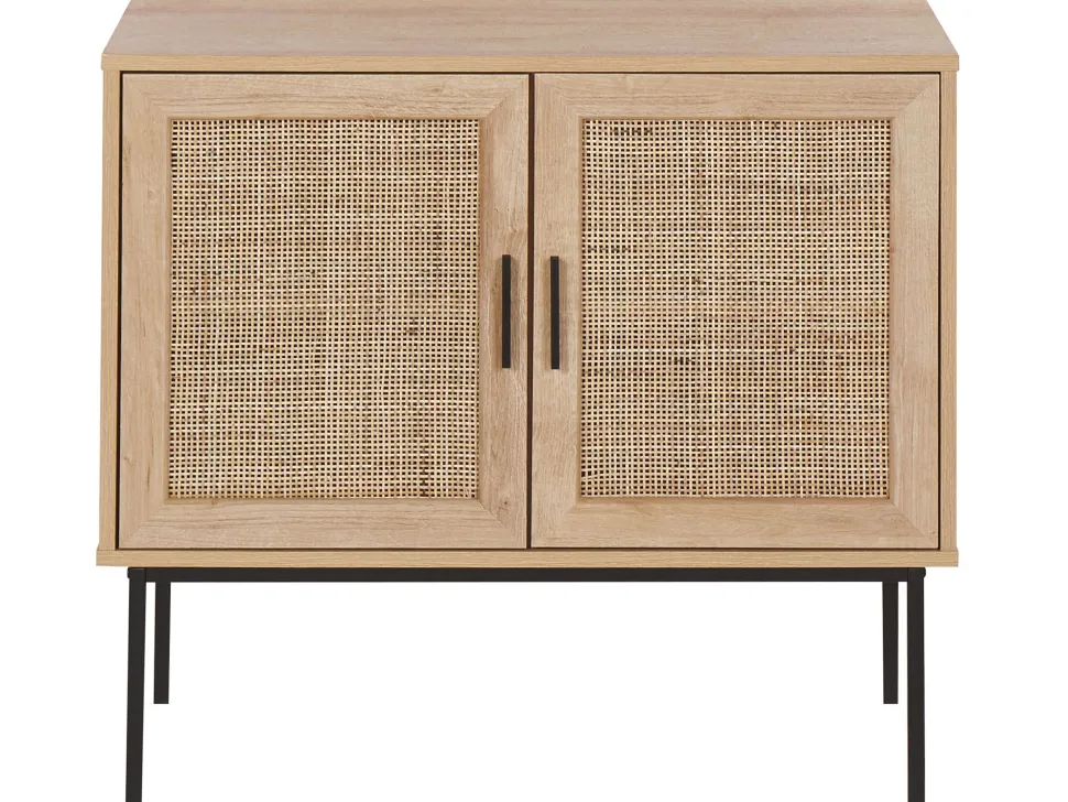 Aparador Com 2 Portas Castanho Claro Pasco