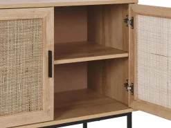 Aparador Com 2 Portas Castanho Claro Pasco