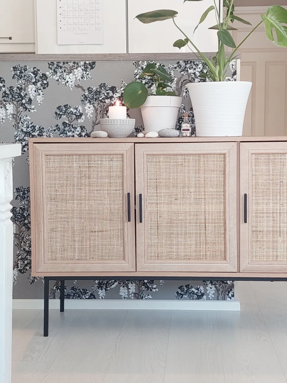 Aparador Com 3 Portas Castanho Claro Pasco